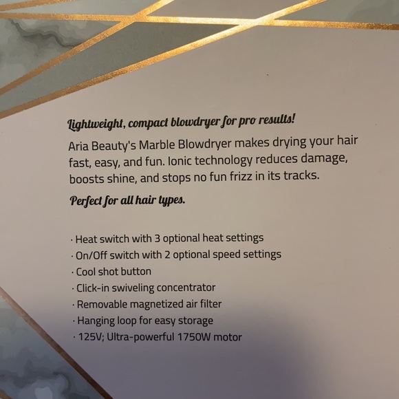 Aria Beauty: BLOW DRYER - Picture 4 of 4